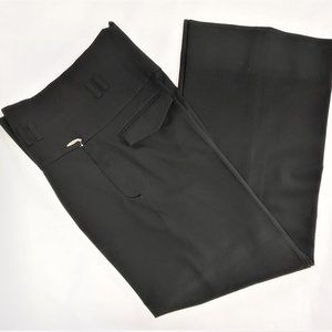 NICOWA black high-waist trousers wide leg womens 4
